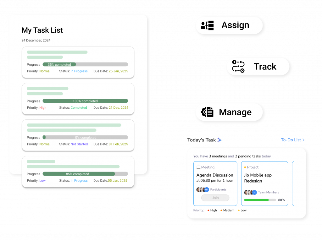 ZingHR New AI Features - AI Task-management